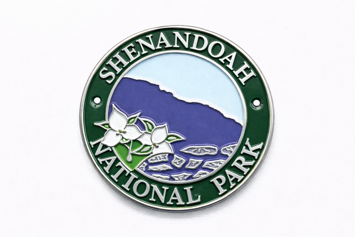 Shenandoah National Park Mountain View Logo