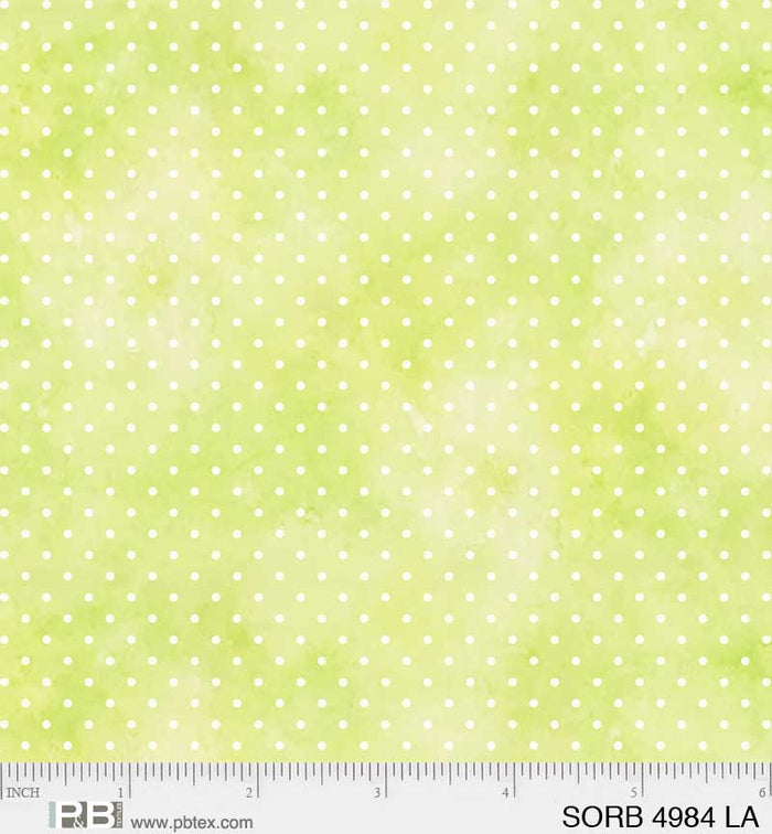 Sorbet Yellow/Lime with White Dots - 4984 LA