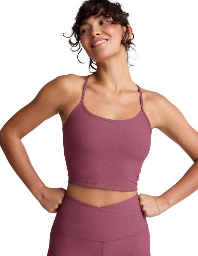 spacedye slim racerback cropped tank - 2