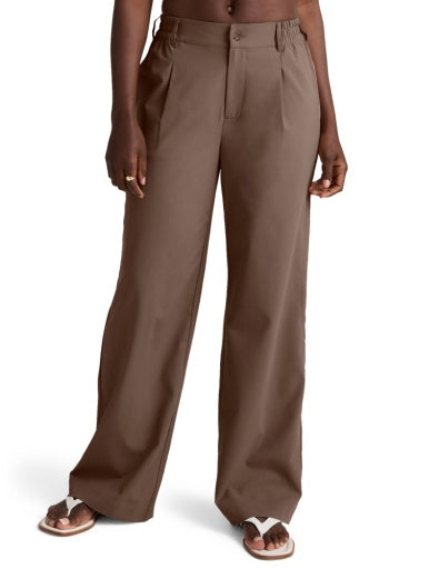 Status Wide Leg Trousers - Khaki