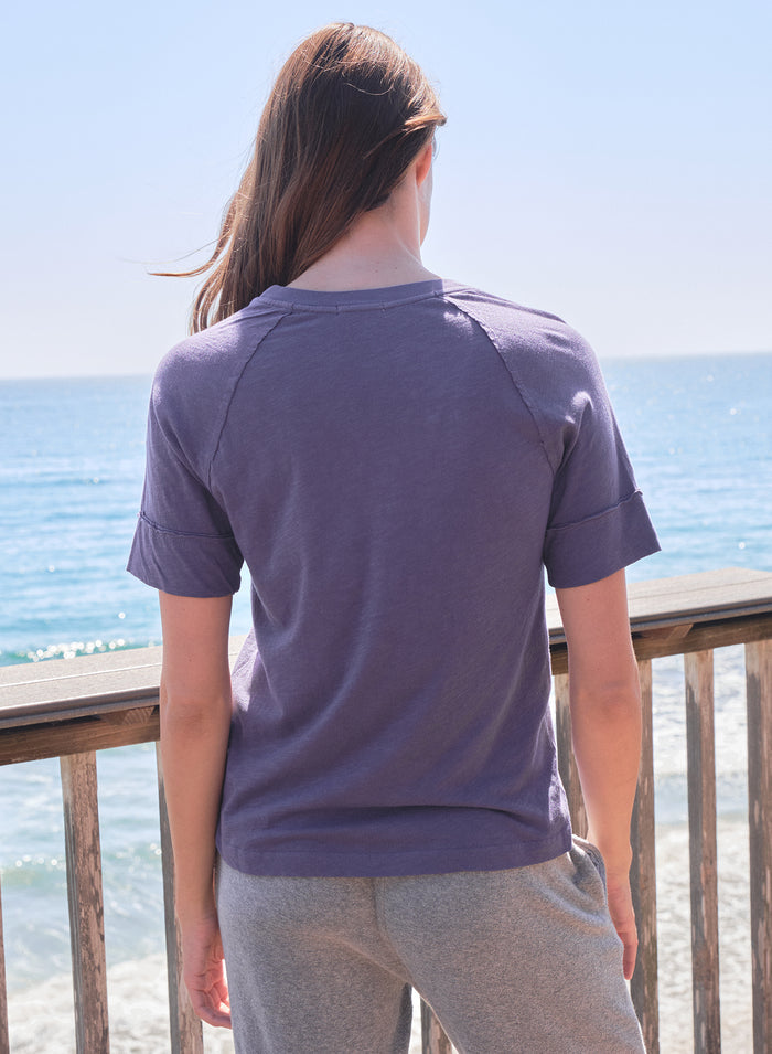 Sundry Boyfriend Tee in Vintage Navy