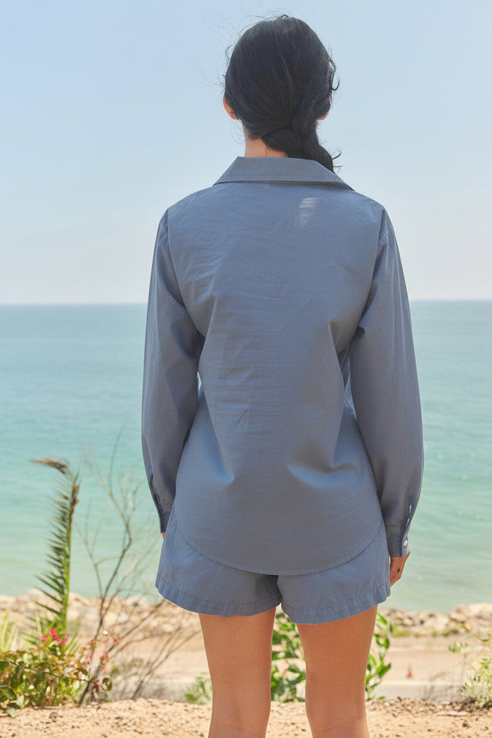 Sundry Classic Shirt in Vintage Navy