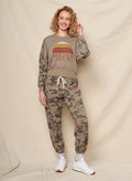 Sundry Golden Hour Dolman Sweatshirt in Fern