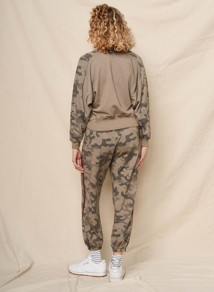 Sundry Golden Hour Dolman Sweatshirt in Fern