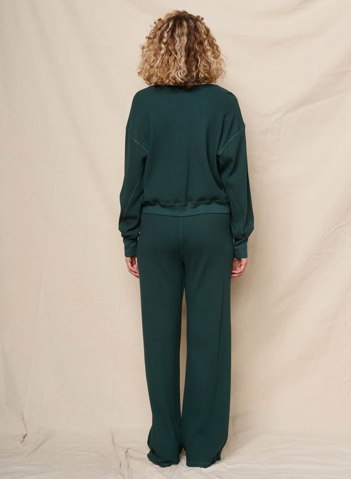 Sundry Popover Polo in Rainforest