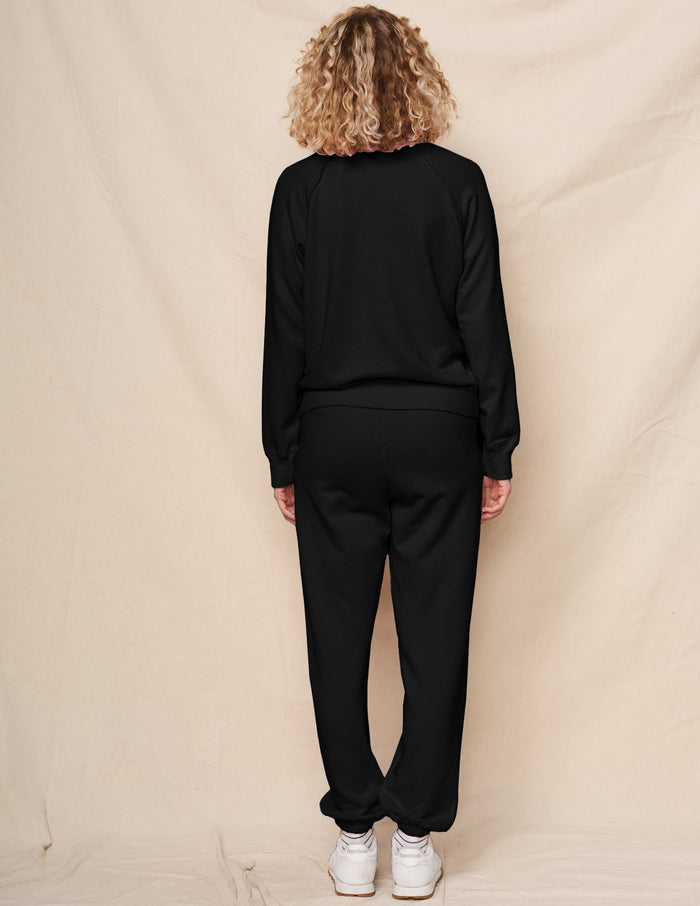 Sundry Raglan Sweatshirt in Black