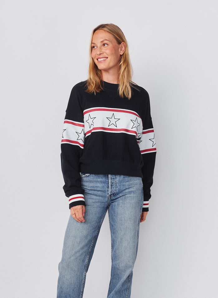 Sundry Stars Oversized Popover in Deep Navy