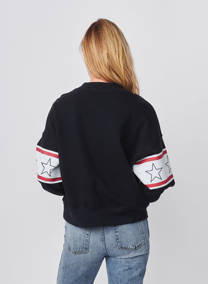 Sundry Stars Oversized Popover in Deep Navy