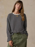 Sunwashed Long-Sleeve Retro Tee