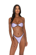 Tallara Bandeau Top - Haze Lavendar