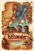 The Goonies (Cream Variant) by Barret Chapman, 24" x 36" Screen Print