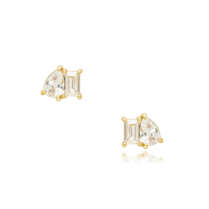 Moi and Toi Stud Earrings Golden Rule Gallery