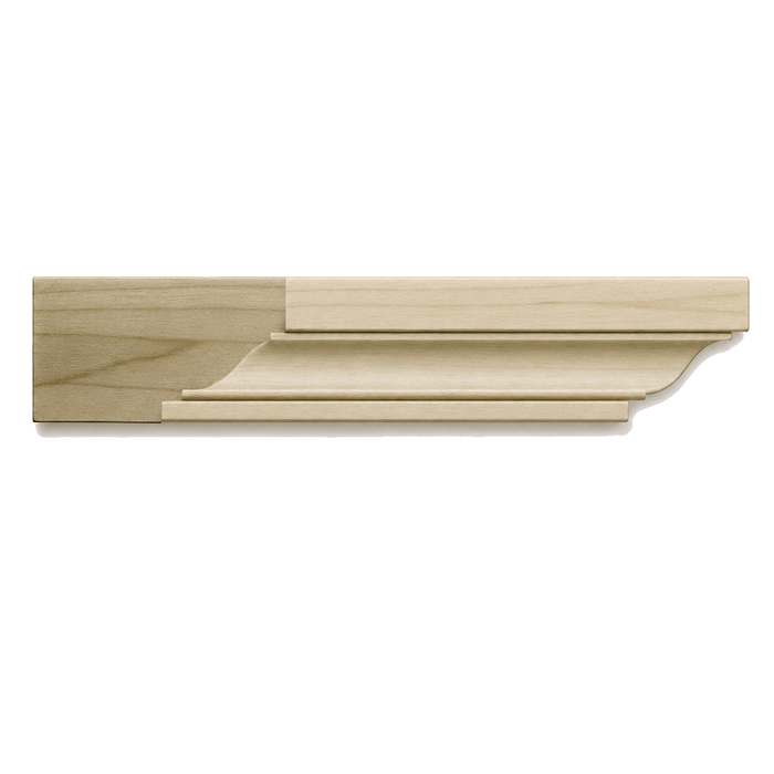 Traditional Top Cap, 1"w x 2 1/8"d Casings, Headers & Caps White River Hardwoods Poplar