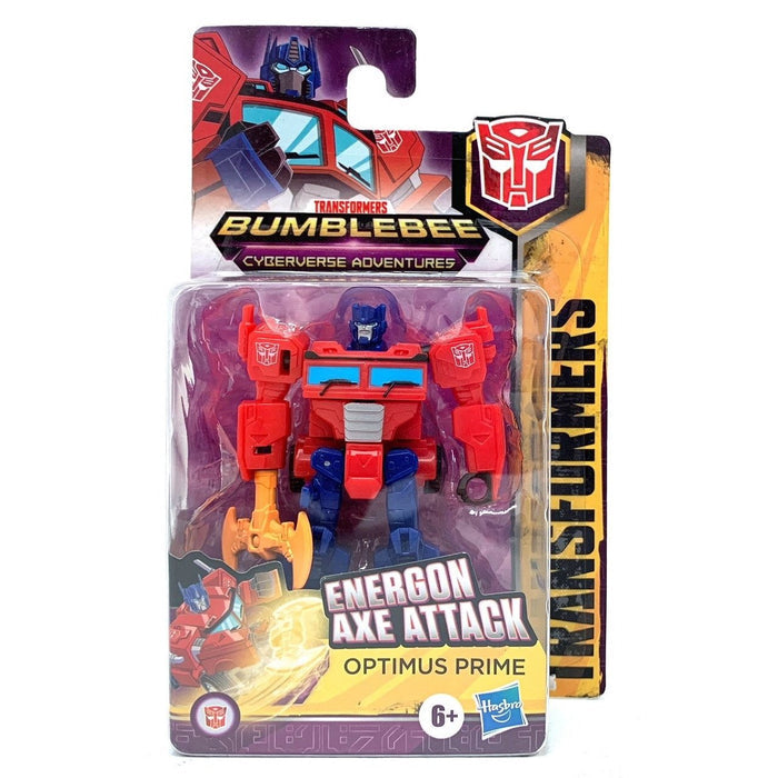 Transformers E4784AS20 Transformers Bumblebee Cyberverse Adventures Axe Attack Optimus Prime Action Figure