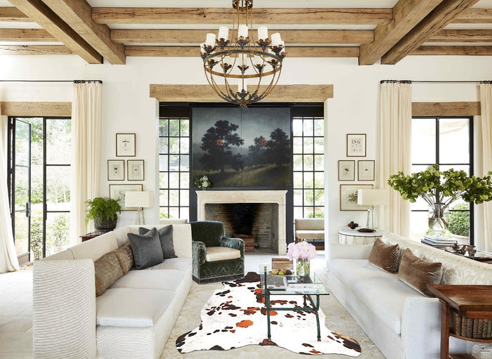 Tricolor Cowhide Rug #B6237