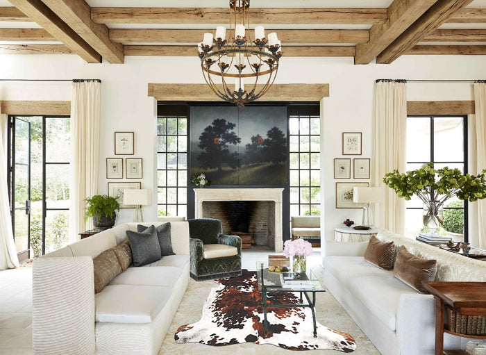 Tricolor Cowhide Rug #B6238