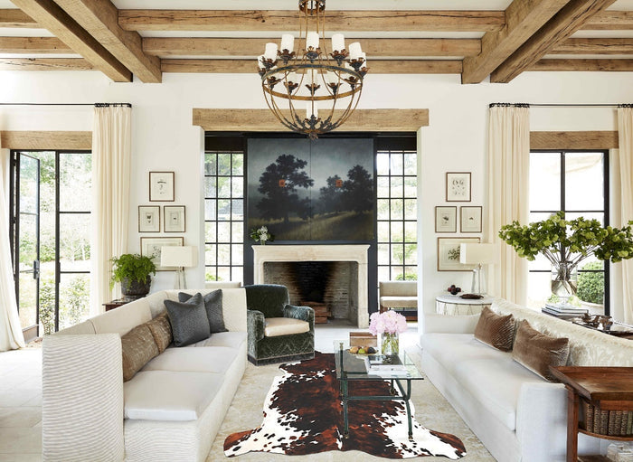 Tricolor Cowhide Rug #B6239
