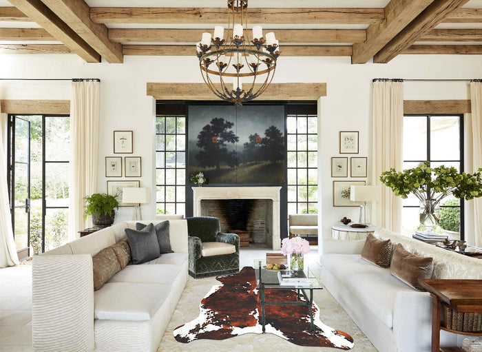 Tricolor Cowhide Rug #B6111