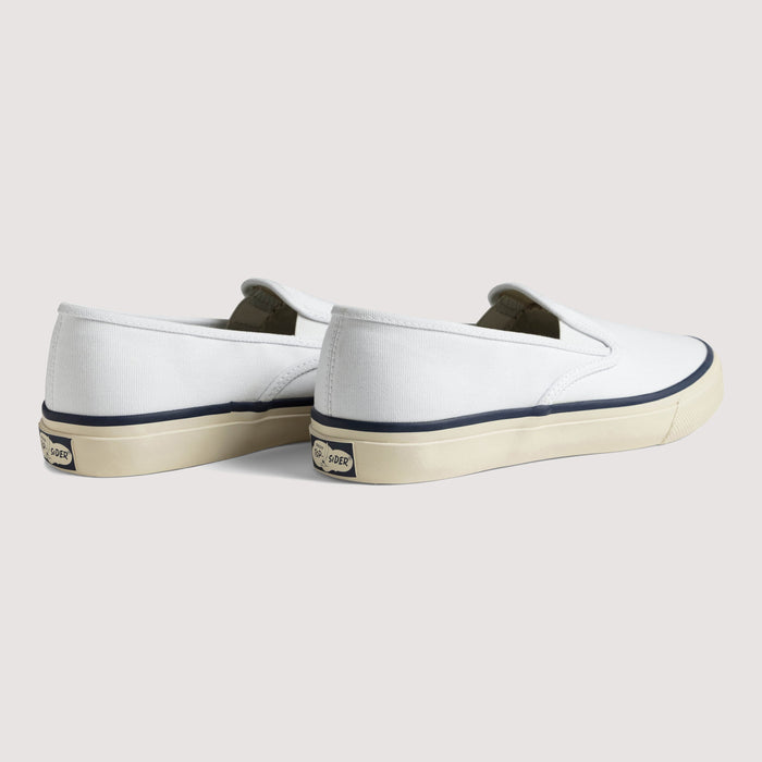 Unisex Cloud Slip On Deck Sneaker White