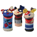 Upcycled Wool Sweater Dog Puppet