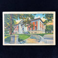 Vintage Postcard 1941 Utica NY Public Library Pre-WWII Message Social History