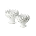 White Artichoke Footed Centerpiece - Lacasademartha