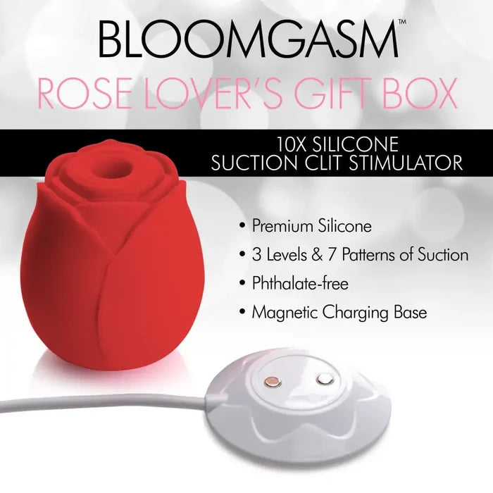 Bloomgasm™ The Rose Lover’s Suction Vibrator Gift Box