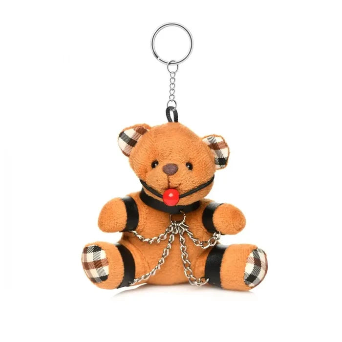 Master Series® Gagged Teddy Bear Keychain - Rolik®