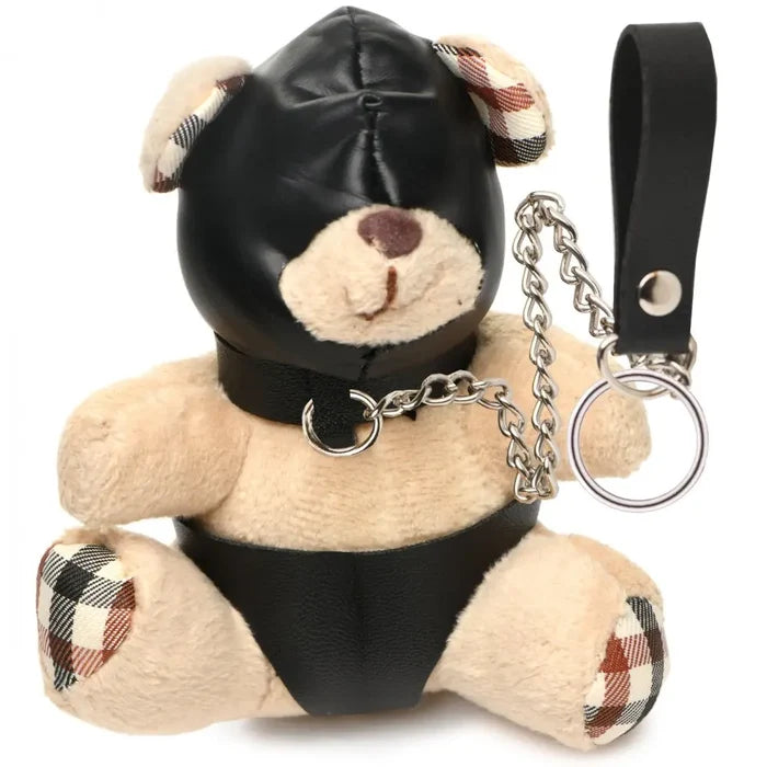 Master Series® Hooded Teddy Bear Keychain - Tan - Plush