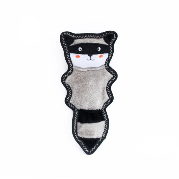 ZippyPaws Z-Stitch® Skinny Peltz - Raccoon Dog Toy